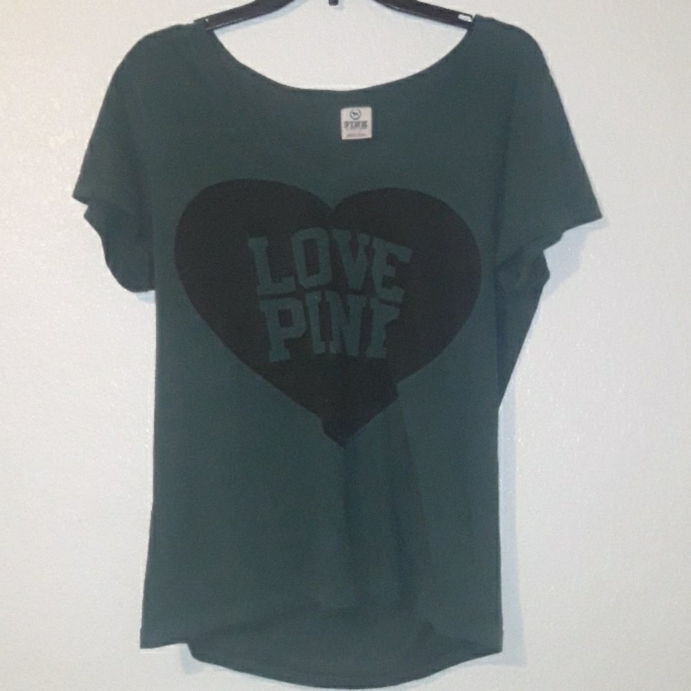 Dark green and black shirt